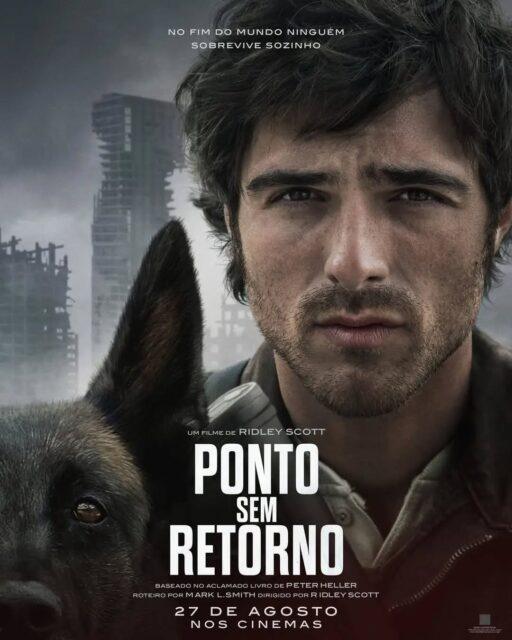 Novo pôster oficial do filme "Ponto Sem Retorno" (The Dog Stars), dirigido pelo aclamado diretor e produtor britânico Ridley Scott.Sinopse: a história acompanha Hig (Jacob Elordi), um piloto que sobreviveu a um vírus mortal que dizimou a humanidade, inclusive sua esposa. Vivendo isolado em um hangar de um pequeno aeroporto abandonado no Colorado com seu cachorro e um ex-fuzileiro naval armado (interpretado por Josh Brolin), sua rotina de sobrevivência contra saqueadores é abalada quando ele capta uma misteriosa transmissão de rádio. O sinal desperta nele a esperança de uma vida melhor além de seu perímetro de segurança, caso ele voe um pouco mais longe. No entanto, ao arriscar tudo em uma jornada para perseguir um possível refúgio em Grand Junction, ele talvez não consiga mais voltar.Jacob Elordi estrela o elenco, que conta ainda com Margaret Qualley, Josh Brolin, Guy Pearce e Allison Janney.O filme é baseado no romance homônimo de Peter Heller, publicado em 2012, com roteiro adaptado por Mark L. Smith e Christopher Wilkinson.O novo filme de Ridley Scott já tem data de estreia: 27 de agosto, com exibição exclusiva nos cinemas.•••#ridleyscott #jacobelordi #ficcaocientifica #filmesdesuspense #sobrevivencia