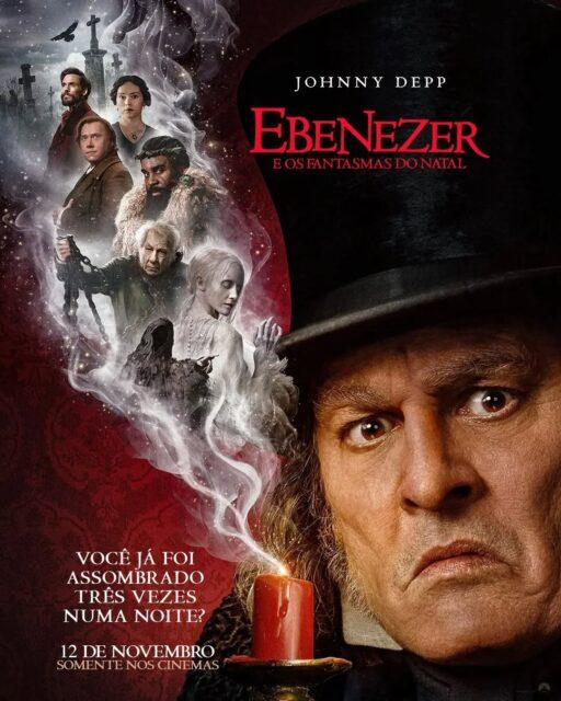 Pôster do filme "Ebenezer e os Fantasmas do Natal", estrelado por Johnny Depp no papel de Ebenezer Scrooge.O lançamento nos cinemas do Brasil está previsto para 12 de novembro.•••#ebenezer #ebenezereosfantasmasdonatal #johnnydepp #tiwest #fantasiasombria