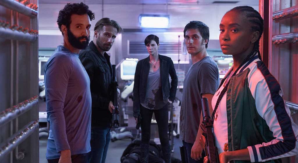 Personagens de "The Old Guard"