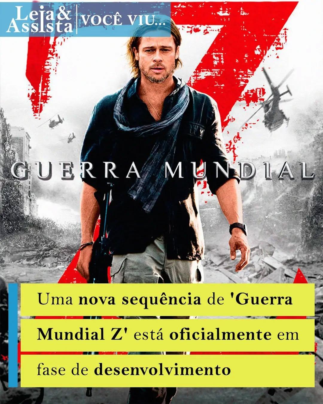 O grande sucesso do cinema comercial "Guerra Mundial Z", lançado em 2013, ressurge dos mortos para uma nova sequência.A Paramount Pictures já havia confirmado, na CinemaCon, que um novo filme da franquia estava em produção. Parece que, após anos de atraso e falsos começos, uma nova produção em breve estará entre nós.O novo projeto marca o retorno da famosa saga de zumbis ao cinema, embora detalhes sobre a história, a direção e o possível retorno de Brad Pitt ainda não tenham sido divulgados.Lembrando que "World War Z" é o filme de zumbi com a maior bilheteria da história do cinema e a segunda produção de maior sucesso comercial na carreira do ator e produtor Brad Pitt, ele perdeu o posto de primeiro lugar para a superprodução lançada em 2025, F1: O Filme, dirigida por Joseph Kosinski.Em 2013, "Guerra Mundial Z", do diretor Marc Forster, faturou cerca de US$ 540 milhões, enquanto, em 2025, "F1: O Filme" ultrapassou a expressiva marca de US$ 620 milhões em bilheteria global. Dois sucessos estrondosos na carreira do astro de cinema.Você acha que uma nova produção de "Guerra Mundial Z" poderia recuperar o lugar que ocupava antes e que, em 2025, foi conquistado por "F1"?•••#guerramundialz #bradpitt #zumbis #filmesdeação #ficcaocientifica
