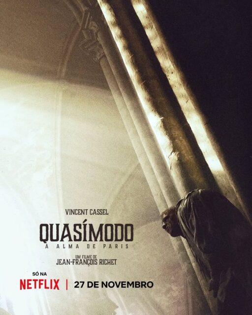 Veja o pôster oficial do filme "Quasímodo: A Alma de Paris", um drama em live-action cuja história é inspirada na figura real que teria servido de referência para a criação do personagem Quasímodo.Ambientado em Paris às vésperas da Revolução de Julho de 1830, o filme retrata a vida do homem que teria inspirado o icônico personagem Quasímodo, de Victor Hugo. Enquanto uma epidemia de cólera se espalha pela cidade, ele se vê dividido entre a turbulência política e um amor impossível.Vincent Cassel, Benjamin Voisin, Karim Leklou e Daphné Patakia integram o elenco principal da trama. Quasímodo é um filme épico e histórico que reimagina a figura que inspirou o personagem clássico de Victor Hugo, o Corcunda de Notre Dame. O roteiro é assinado por Éric Besnard e Edgar Marie, enquanto Jean-François Richet assume a direção. "Quasímodo: A Alma de Paris", produção original da Netflix, estreia na plataforma em 27 de novembro.•••#quasimodo #filmesfranceses #victorhugo #jeanfrancoisrichet #vincentcassel