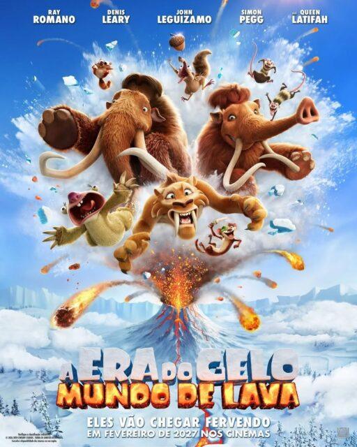 Pôster de "A Era do Gelo: Mundo de Lava" (Ice Age: Boiling Point), animação produzida pela 20th Century Animation e distribuída pela Walt Disney Studios.A estreia nos cimemas do Brasil estão previstas para o mês de fevereiro de 2027.•••#aeradogelo #aeradogelo6 #animação #filmesdeanimação #2027