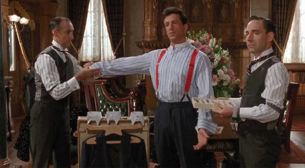 Angelo 'Snaps' Provolone e os irmãos Finucci.