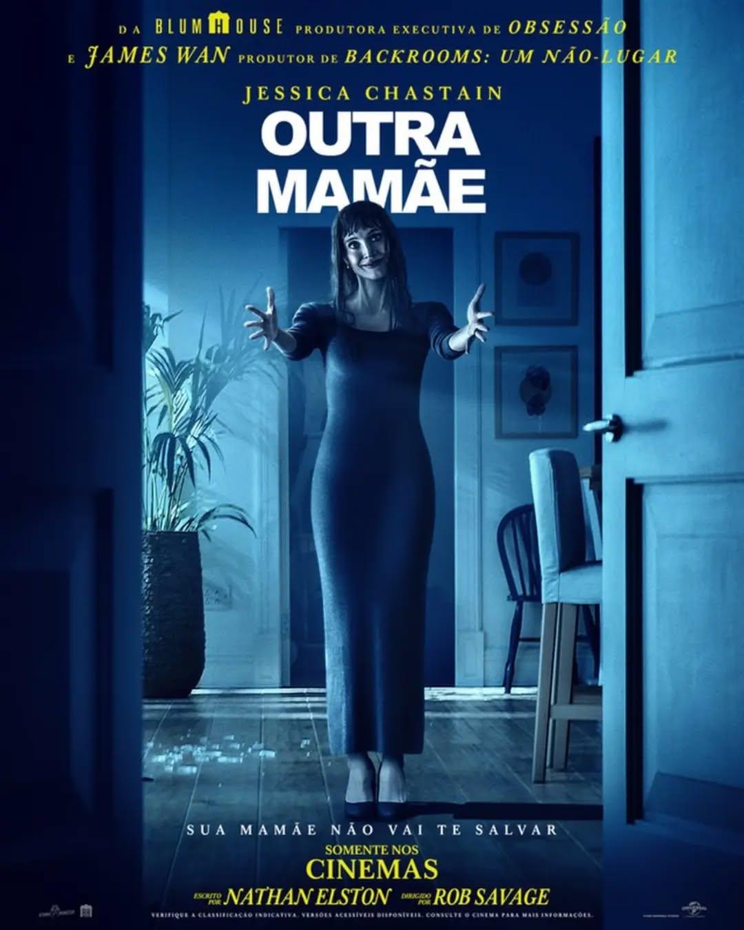 Este é o novo pôster oficial do filme "Outra Mamãe" (Other Mommy), uma produção que mescla terror psicológico e sobrenatural estrelada por Jessica Chastain. O elenco principal também conta com Arabella Olivia Clark e Jay Duplass.Rob Savage assume a cadeira de diretor, enquanto Nathan Elston assina o roteiro adaptado do romance de terror "Incidents Around the House", escrito por Josh Malerman.O filme "Outra Mamãe", distribuído pela Universal Pictures, chega aos cinemas do Brasil em 8 de outubro.•••#outramamãe #filmesdeterror #terrorpsicologico #terrorsobrenatural #jessicachastain