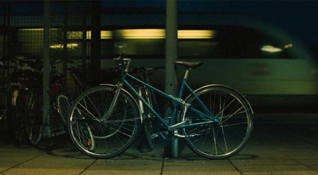 A bicicleta azul de Mathilde.