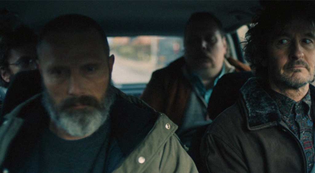 Markus e seus companheiros de justiça Otto, Lennart e Emmenthaler.