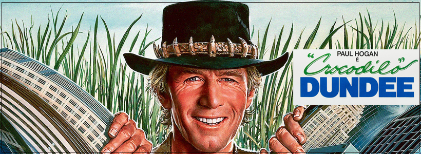 Filme "Crocodilo Dundee" (1986), diretor Peter Faiman.