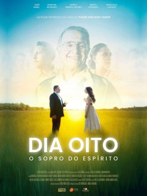 Veja o pôster oficial do filme “Dia Oito: O Sopro do Espírito”, um drama de fé inspirado em fatos reais que une a vida de uma influenciadora digital moderna à trajetória do renomado padre e missionário Emiliano Tardif.A trama entrelaça três histórias ambientadas em épocas distintas. A primeira mostra a trajetória contemporânea de Yira, uma jovem influenciadora digital focada nas redes sociais, que enfrenta uma crise familiar e o grave adoecimento da irmã. A segunda narra os primeiros anos do Padre Emiliano Tardif, o resgate de sua missão e o início de sua trajetória como sacerdote canadense, incluindo sua própria experiência de cura da tuberculose. Por fim, a terceira apresenta o testemunho de uma mãe: o relato emocionante de uma mulher que vive uma profunda transformação durante uma das celebrações de oração e cura lideradas pelo missionário.Essas três tramas se conectarão para abordar temas relacionados à fé, ao sofrimento humano e à busca por sentido na vida.O título "Dia Oito" faz referência ao dia 8 de cada mês, referindo a data em que o sacerdote costumava presidir às suas populares missas de oração e cura.A direção é assumida por José Gómez (também creditado como José Gómez De Vargas), enquanto o roteirista é assinado por Eudys Cordero.A produtora responsável é a empresa Effeta Films, da República Dominicana. No Brasil, a Kolbe Arte distribuirá o longa-metragem de 2024 nos cinemas a partir do dia 12 de novembro.•••#diaoito #filmescristãos #emilianotardif #filmesparafamilia #filmescatolicos
