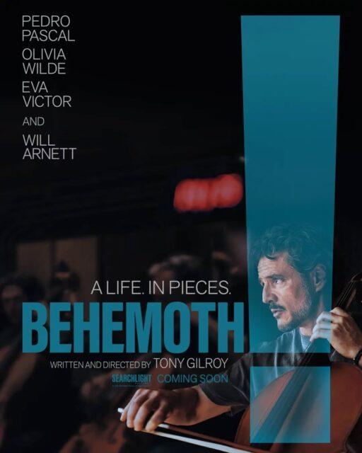 A Searchlight Pictures divulgou o pôster oficial e o primeiro trailer de "Behemoth!", filme de drama musical escrito, dirigido e produzido por Tony Gilroy.Sinopse: o longa-metragem acompanha Alex Serian (interpretado por Pedro Pascal), um talentoso violoncelista e ex-prodígio que retorna a Los Angeles após duas décadas viajando pelo mundo como músico. Ele volta à cidade com o objetivo de compor a trilha sonora de um novo filme, mas a música o conduz a uma jornada inesperada que mudará sua vida.Além de Pascal no papel principal, o elenco conta também com Olivia Wilde, Eva Victor, Matthew Lillard, Margarita Levieva, Kamy D. Bruder, Eden Epstein, Alexa Swinton e Barry Livingston.A data de lançamento da produção ainda não está definida.•••#behemoth #dramamusical #tonygilroy #pedropascal #oliviawilde