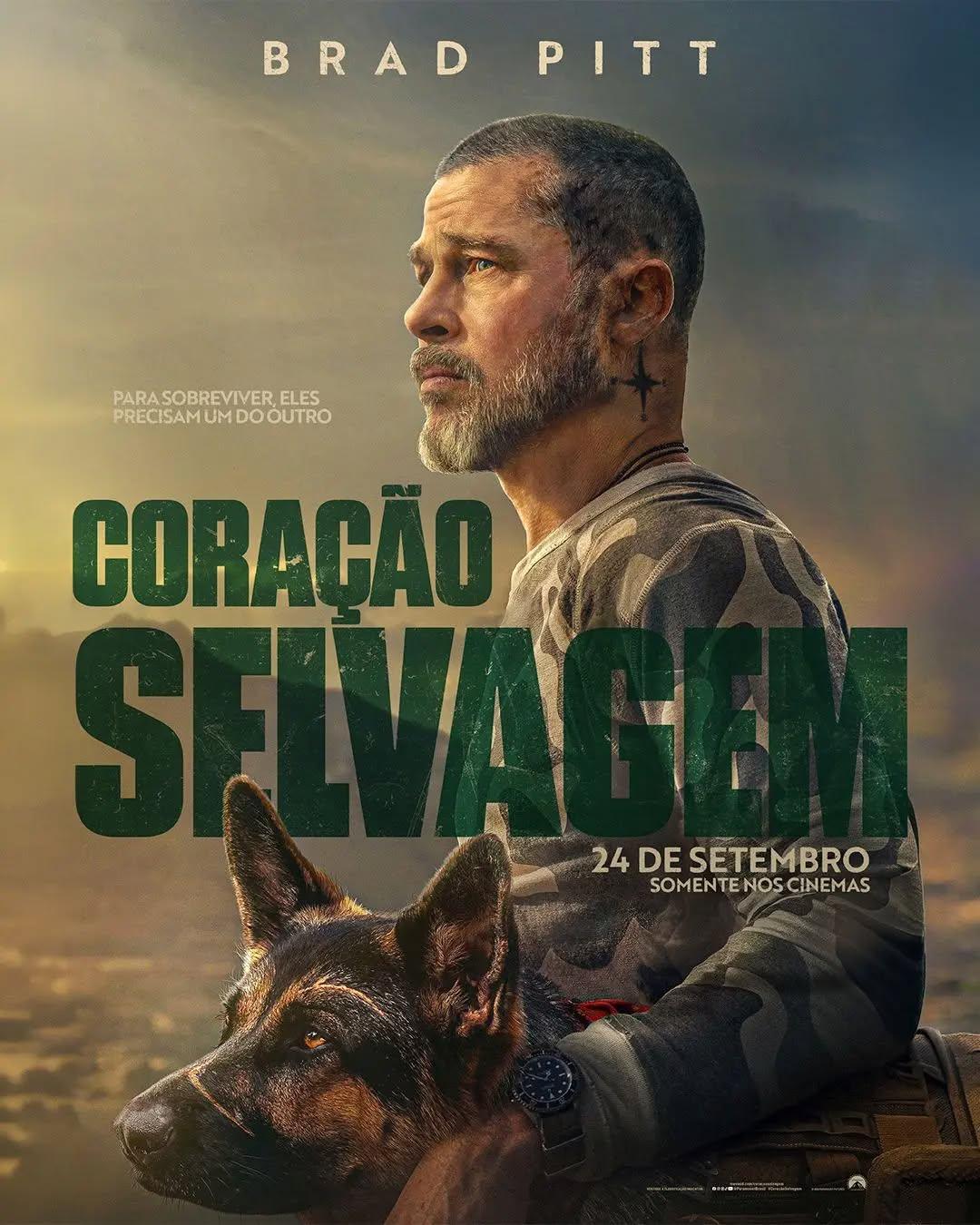 O pôster oficial de "Coração Selvagem" (Heart of the Beast) apresenta Brad Pitt como estrela do filme.O thriller de sobrevivência americano ainda conta com J. K. Simmons e Anna Lamb no elenco.David Ayer é o diretor, enquanto Cameron Alexander assina o roteiro.A estreia nos cinemas do Brasil acontece em 24 de setembro.•••#coraçãoselvagem #bradpitt #filmesdeação #sobrevivencia #davidayer