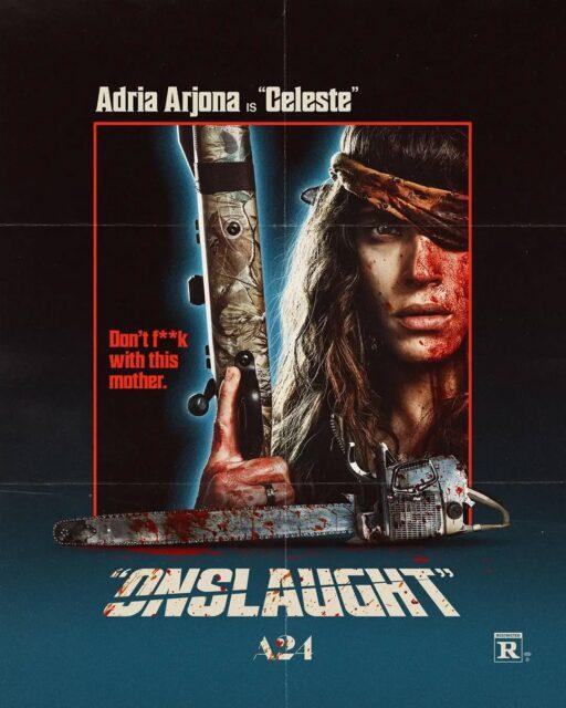 A produtora A25 lançou os pôsteres dos personagens do filme "Protocolo de Extermínio" (Onslaught), o próximo filme de terror de ação do diretor Adam Wingard.São oito pôsteres apresentados com os personagens e seus intérpretes Adrian Arjona, Dan Stevens, Alex Pereira, Drew Starkey, Rebecca Hall, Reginald VelJohnson, Michael Biehn e Eric Wareheim.▪︎ Adria Arjona como Celeste – Uma ex-atiradora do Exército que é forçada a aproveitar suas habilidades mortais quando um experimento militar perigoso ameaça sua família.▪︎ Dan Stevens como Dr. Kammler – Um cientista alemão envolvido com o programa de super-soldado geneticamente modificado.▪︎ Alex Pereira como The Butcher – O campeão dos meio-pesados do UFC faz sua estréia como uma das figuras mais intimidantes do filme.▪︎ Drew Starkey como Cyrus – Um dos personagens apanhados no caos em torno dos experimentos fugidos.▪︎ Rebecca Hall como Frau Kammler – Uma cientista ligada aos experimentos militares secretos no centro da história.▪︎ Reginald VelJohnson como Josiah – Outro membro da comunidade que se vê enfrentando as violentas consequências do experimento militar.▪︎ Michael Biehn como Baylor – O líder de uma equipe de mercenário de elite encarregado de conter a ameaça do super-soldado.▪︎ Eric Wareheim como Kovacks – Um membro da comunidade do parque de trailers capturado no meio do caos.O filme é co-financiado pela A24 e pela Lyrical Media, com o A24 lidando com a distribuição mundial.O filme "Onslaught" (intitulado no Brasil como 'Protocolo de Extermínio') estreia nos cinemas brasileiros no dia 22 de outubro de 2026, distribuído pela Diamond Films.•••#onslaught #filmesdeação #filmesdeterror #filmesdesuspense #adamwingard