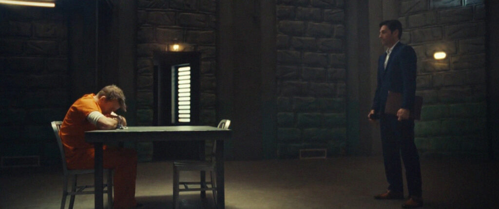 Dr. James Martin (Jordan Belfi) encontra com Nefarious (Sean Patrick Flanery) pela primeira vez.