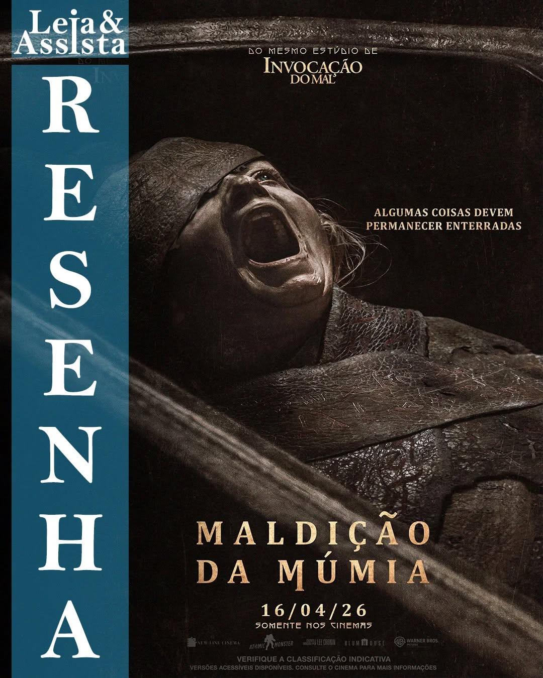 Acesse agora o site Leia & Assista e confira a resenha crítica do filme "Maldição da Múmia" (2026), roteiro e direção de Lee Cronin.A versão de Cronin acompanha uma família que se reencontra com sua filha mumificada, desaparecida há quase uma década. Assim que ela chega à casa da família, todos percebem que há algo de errado com ela, o que desencadeia uma série de acontecimentos sobrenaturais que afetarão todos de maneira aterrorizante.O elenco de "Lee Cronin's The Mummy" é estrelado por Jack Reynor, Laia Costa, May Calamawy, Natalie Grace e Verónica Falcón.▪Não deixe de acessar o texto na íntegra e fazer sua leitura. Para isso, basta clicar no link que encontra-se na bio deste perfil e aproveitar esta resenha entre outras.Ah!... Não se esqueça de seguir, curtir e compartilhar os nossos conteúdos, dessa maneira você estará ajudando o Leia & Assista a ter maior visibilidade, além incentivar o nosso trabalho realizado com tanto amor para otimizar o seu entretenimento.•••#maldiçãodamúmia #terrorsobrenatural #nataliegrace #leecronin #mumia