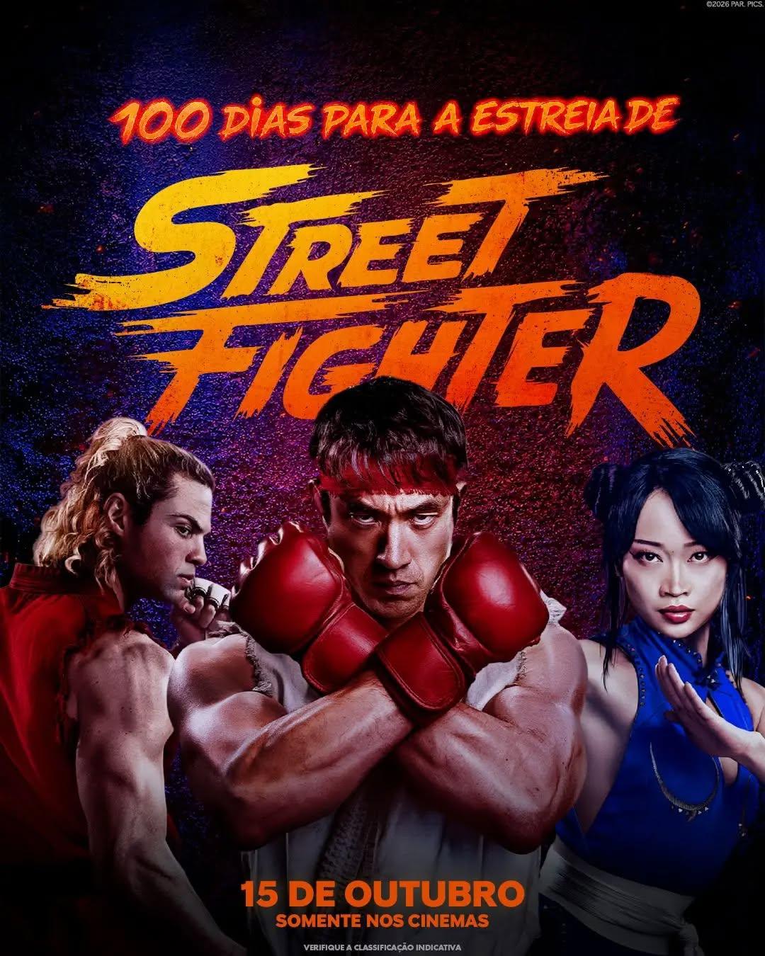 Faltam 100 dias para a nova adaptação de "Street Fighter". No dia 15 de outubro, a porrada vai comer solto nas telas dos cinemas de todo o Brasil.•••#streetfight #capcom #artesmarciais #filmesdeação #wuxia