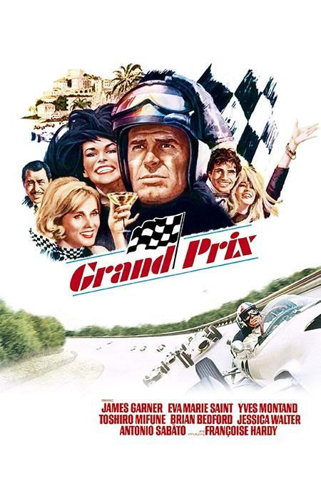 Pôster do filme "Grand Prix" (1966), direção John Frankenheimer.