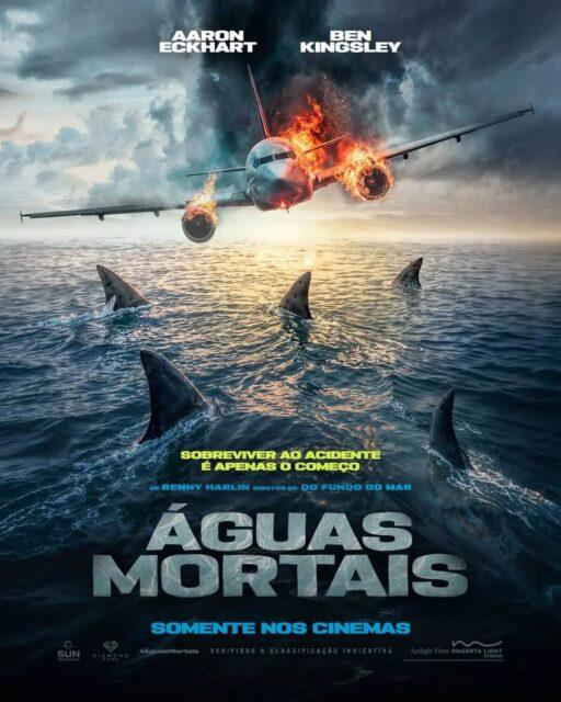 A Diamond Films divulgou o novo pôster oficial do filme "Águas Mortais" (Deep Water), terror de sobrevivência dirigido por Renny Harlin e estrelado por Aaron Eckhart e Ben Kingsley.Durante um voo internacional de Los Angeles para Xangai faz um pouso de emergência no meio do Oceano Pacífico. Para escapar dos destroços do avião que afunda e sobreviver ao frenesi de tubarões famintos, os passageiros precisam superar suas diferenças e trabalhar em equipe.O elenco conta ainda com as participações de Molly Belle Wright, Angus Sampson, Lucy Barrett, Rose Zhao, Lakota Johnson e Elijah Tamati.A escrita do roteiro ficou a cargo de Pete Bridges, Shayne Armstrong e S. P. Krause. O texto também teve contribuições e histórias adicionais de John Kim, Damien Power e Dan Luo.O longa-metragem estreia nos cinemas brasileiros no dia 23 de julho.•••#águasmortais #rennyharlin #aaroneckhart #benkingsley #filmesdeterror