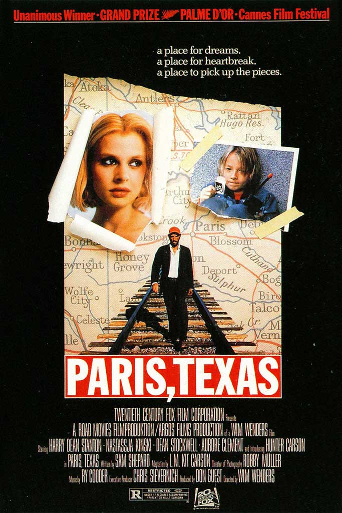Pôster do filme "Paris, Texas" (1984).