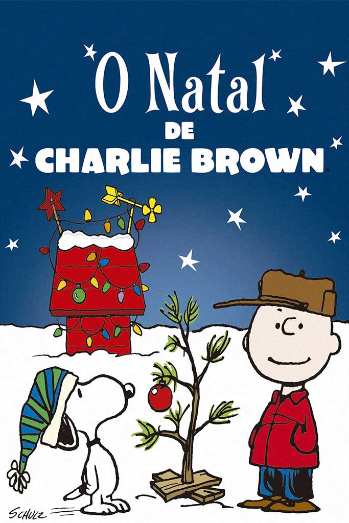 Pôster do curta-metragem de animação "O Natal do Charlie Brown" (1965).