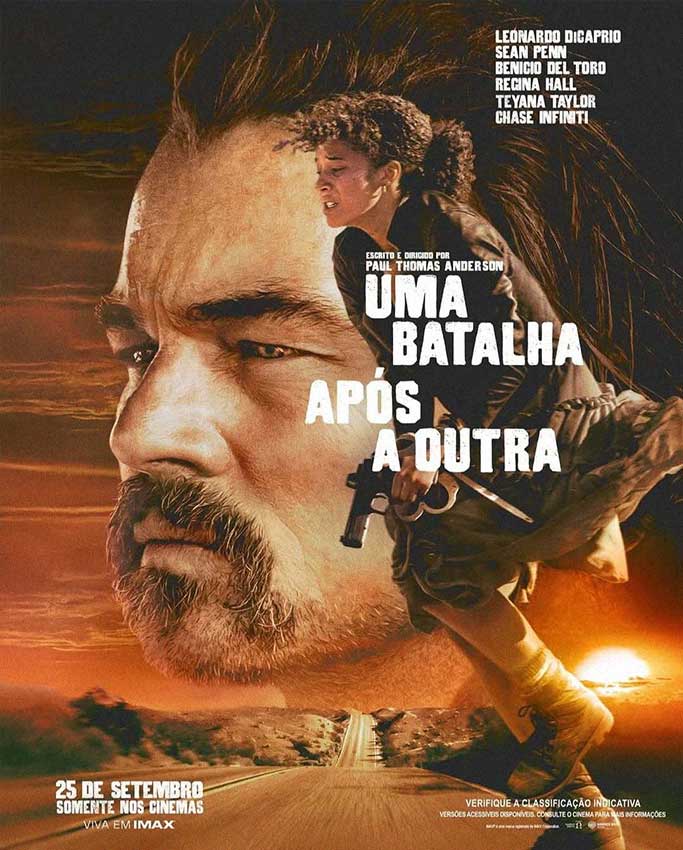 Pôster do filme "Uma Batalha Após a Outra" (2025).
