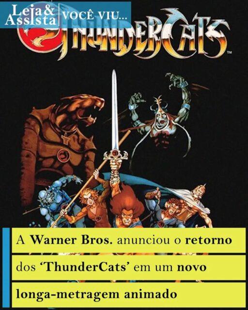 A Warner Bros. Animation anunciou, em seu painel no Festival de Annecy, o novo filme da franquia ThunderCats, famosa série de animação dos anos 1980 que conta a história de um grupo de alienígenas humanóides com características de grandes felinos, originários de Thundera — um próspero e pacífico planeta natal dos Thunderianos (gatos humanóides) localizado em um sistema estelar distante.Tobin "Ted" Wolf foi o escritor responsável pela criação da série animada ThunderCats. Leonard Starr foi o responsável pelo desenvolvimento da história e dos roteiros. A clássica animação oitentista foi produzida em 1985 pela empresa americana Rankin/Bass Productions em parceria com o estúdio japonês Pacific Animation Corporation.Até o momento, não foram divulgadas informações sobre a estreia, a trama ou a equipe envolvida no novo longa-metragem animado de "ThunderCats".•••#thundercats #filmesdeanimação #desenhoanimado #warnerbrosbrasil #desenhosanos80