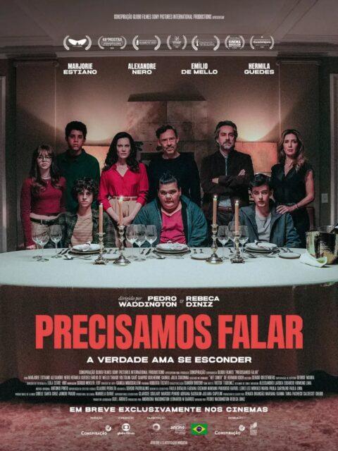 Pôster oficial de "Precisamos Falar", longa-metragem brasileiro baseado no best-seller mundial "O Jantar", de Herman Koch.Elenco estrelado por Marjorie Estiano, Alexandre Nero, Emílio de Mello e Hermila Guedes.Pedro Waddington e Rebeca Diniz são os diretores. Sérgio Goldenberg é o responsável pelo roteiro adaptado.O filme nacional "Precisamos Falar" tem estreia agendada para o mês de setembro.•••#precisamosfalar #cinemanacional #filmesnacionais #hermankoch #marjorieestiano