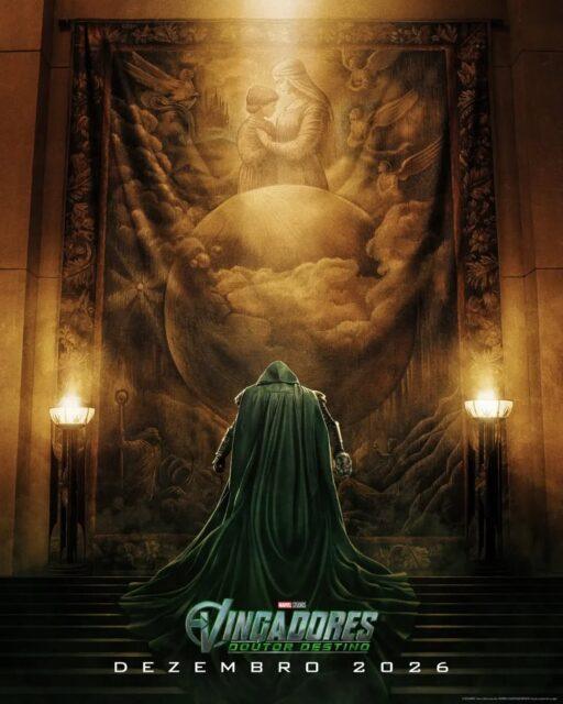 Este é o novo pôster oficial de "Vingadores: Doutor Destino" (Avengers: Doomsday), divulgado pela Marvel Brasil.O longa-metragem "Vingadores: Doutor Destino" é um crossover épico no qual heróis de três universos distintos se unem para impedir o Doutor Destino, o vilão definitivo.Prepare-se, pois o Destino está muito mais próximo do que se pode imaginar. A estreia nos cinemas do Brasil está agendada para 17 de dezembro.•••#vingadores #vingadoresdoutordestino #doutordestino #avengersdoomsday #marvelbrasil