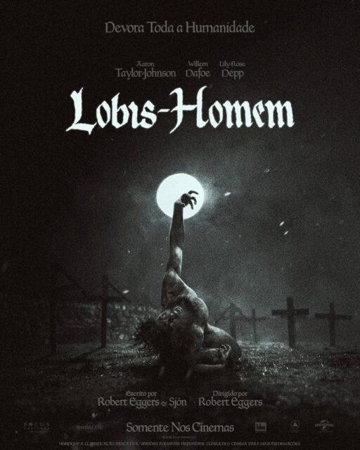 Esta é a versão brasileira do pôster oficial de "Lobis-Homem" (Werewolf), o mais novo filme do diretor de O Homem do Norte e Nosferatu, Robert Eggers.O longa-metragem de terror psicológico tem Aaron Taylor-Johnson, Lily-Rose Depp e Willem Dafoe no elenco. Sua estreia nos cinemas está prevista para janeiro de 2027.•••#lobishomem #filmesdelobisomem #filmesdeterror #terrorpsicológico #roberteggers