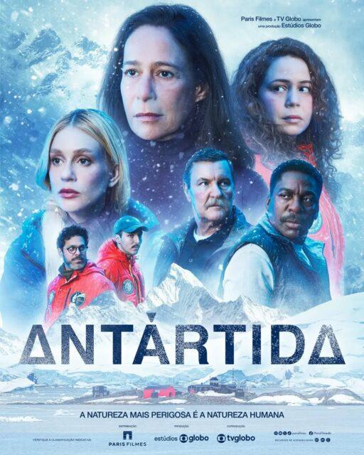 Veja o pôster oficial de "Antártida", uma superprodução resultante da parceria entre os Estúdios Globo e a TV Globo.Dirigido por Bruno Safadi e com roteiro de Claudia Jouvin, o longa-metragem é anunciado pela distribuidora Paris Filmes como um dos thrillers brasileiros mais aguardados deste ano de 2026.A trama acompanha uma equipe de cientistas e militares em uma base de pesquisa brasileira no continente polar. Na primeira noite de um inverno rigoroso, a pesquisadora Inês (Marina Ruy Barbosa) sofre uma violência brutal, o que transforma todos os homens do local em suspeitos e gera um intenso clima de isolamento e desconfiança.Além de Marina, o elenco conta com Lázaro Ramos, Gero Camilo, Andrea Beltrão, Leandra Leal, Antonio Calloni e João Vitor Silva.O lançamento nos cinemas brasileiros está previsto para o dia 17 de setembro.•••#antártida #parisfilmes #cinemanacional #filmesbrasileiros #filmesnacionais
