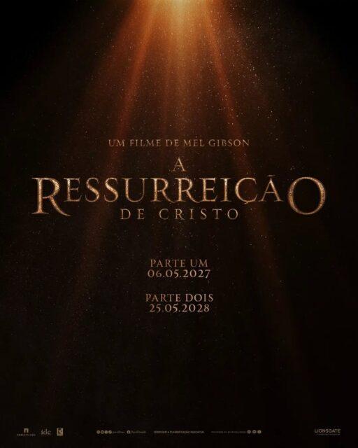 A Paris Filmes divulgou o pôster nacional com as datas de estreia de "A Ressurreição de Cristo: Parte Um" e "A Ressurreição de Cristo: Parte Dois", ambos dirigidos por Mel Gibson.A primeira parte da ambiciosa produção cinematográfica épica e dramática, continuação de "A Paixão de Cristo" (2004), estreia em 6 de maio de 2027, enquanto a segunda parte está agendada para 25 de maio de 2028, com exibição exclusiva nos cinemas.Além de dirigir as produções, Mel Gibson também assina o roteiro e a história em parceria com Randall Wallace (com quem trabalhou em "Coração Valente") e Donal Gibson.As continuações de "A Paixão de Cristo" não contarão mais com a participação de Jim Caviezel como Jesus de Nazaré. O novo ator escalado para o papel principal é o finlandês Jaakko Ohtonen.•••#aressurreiçãodecristo #JesusdeNazaré #JesusCristo #melgibson #epico