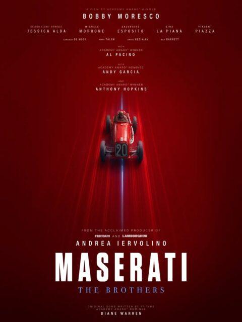 Pôsteres oficiais de "Maserati: Alma de Corrida" (Maserati: The Brothers), filme biográfico de drama (cinebiografia) esportivo dirigido por Bobby Moresco que narra a história da fundação e ascensão da icônica fabricante italiana de carros de luxo.O enredo de "Maserati" acompanha os irmãos Maserati (Alfieri, Bindo, Carlo, Ettore e Ernesto) desde a criação da pequena oficina em Bolonha, em 1914, explorando a paixão pelo automobilismo, os perigos das primeiras competições e a rivalidade com marcas como Ferrari e Lamborghini.A direção é de Bobby Moresco, conhecido por "Lamborghini: O Homem por Trás da Lenda" (2022). Amanda Moresco e Stefano Torrisi escreveram o roteiro.O elenco conta com astros de peso de Hollywood e atores italianos: Michele Morrone como Alfieri Maserati, Al Pacino como o investidor Vincenzo Vaccaro, Anthony Hopkins como o financista Luca Antonelli, Andy Garcia como o parceiro empresarial Sr. Rossini e Jessica Alba.Um dos destaques do projeto foi a reconstrução de mais de 60 veículos históricos das décadas de 1920 e 1930, incluindo o clássico Maserati Tipo 26.A janela de exibição em território brasileiro está planejada para o último trimestre de 2026, seguindo o cronograma internacional de distribuição da Magenta Light Studios. "Maserati: Alma de Corrida" tem estreia mundial prevista para 15 de outubro de 2026.•••#maserati #maseratithebrothers #maseratialmadecorrida #motorsport #biografia