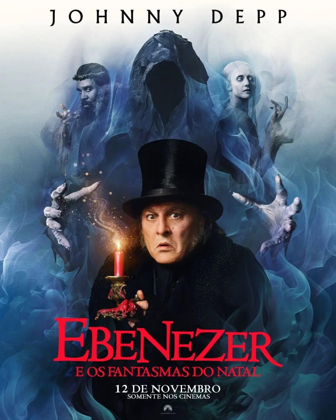 Este é o novo pôster oficial de "Ebenezer e os Fantasmas do Natal", divulgado pela Paramount Pictures, estúdio responsável pela distribuição mundial do filme dirigido por Ti West e escrito por Nathaniel Halpern. Scrooge, o personagem que você conhece tão bem, será vivido pela estrela Johnny Depp, em uma interpretação que promete agradar os fãs da obra.O roteiro é baseado no clássico literário Um Conto de Natal (A Christmas Carol), de Charles Dickens, publicado em 1843.Fique atento à estreia de Ebenezer nos cinemas, pois o longa-metragem será lançado no dia 12 de novembro.•••#ebenezer #ebenezereosfantasmasdonatal #charlesdickens #johnnydepp #tiwest